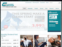 Tablet Screenshot of caltechefcu.org